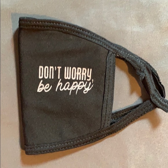 TwoMomsInTheMitten Accessories - Don’t Worry Be Happy Unisex Facemask